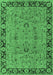 Oriental Emerald Green Traditional Rug, urb460emgrn