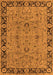 Machine Washable Oriental Orange Traditional Area Rugs, wshurb460org