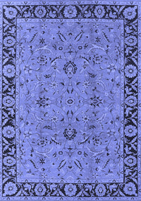 Oriental Blue Traditional Rug, urb460blu