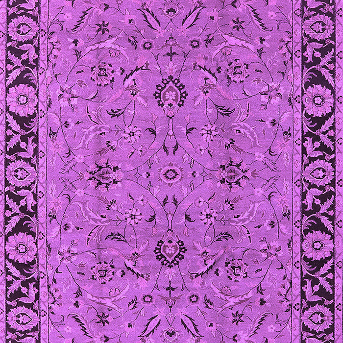 Machine Washable Oriental Purple Traditional Area Rugs, wshurb460pur