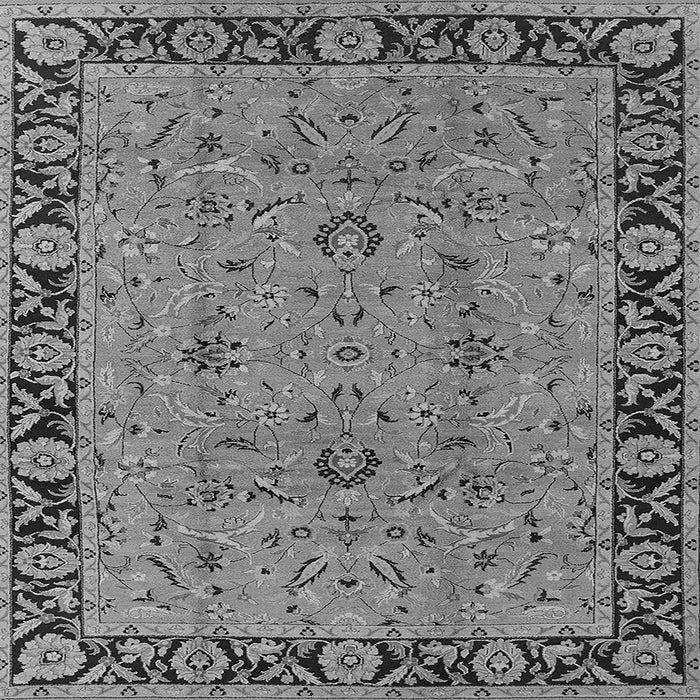 Square Oriental Gray Traditional Rug, urb460gry