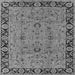 Square Oriental Gray Traditional Rug, urb460gry