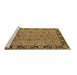 Sideview of Machine Washable Oriental Brown Traditional Rug, wshurb460brn