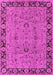 Oriental Pink Traditional Rug, urb460pnk