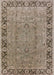 Machine Washable Industrial Modern Camel Brown Rug, wshurb461