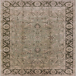 Square Machine Washable Industrial Modern Camel Brown Rug, wshurb461