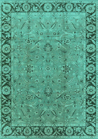 Oriental Turquoise Traditional Rug, urb461turq