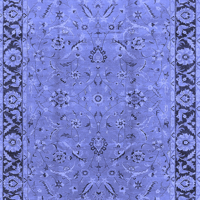 Oriental Blue Traditional Rug, urb461blu