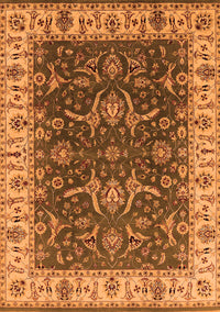 Oriental Orange Traditional Rug, urb462org