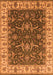 Oriental Orange Traditional Rug, urb462org