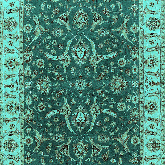 Oriental Turquoise Traditional Rug, urb462turq
