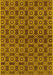 Oriental Yellow Industrial Rug, urb463yw