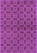 Machine Washable Oriental Purple Industrial Area Rugs, wshurb463pur