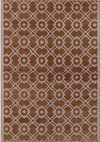 Machine Washable Industrial Modern Camel Brown Rug, wshurb463