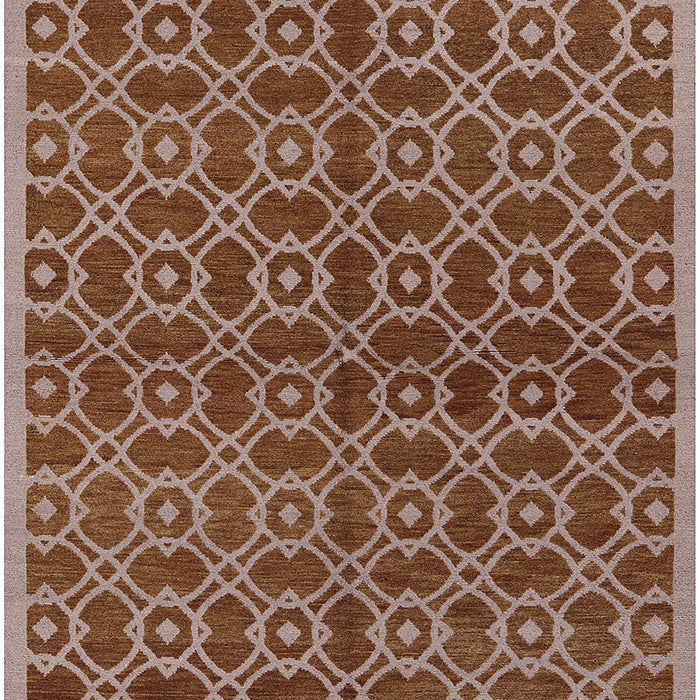 Machine Washable Industrial Modern Camel Brown Rug, wshurb463