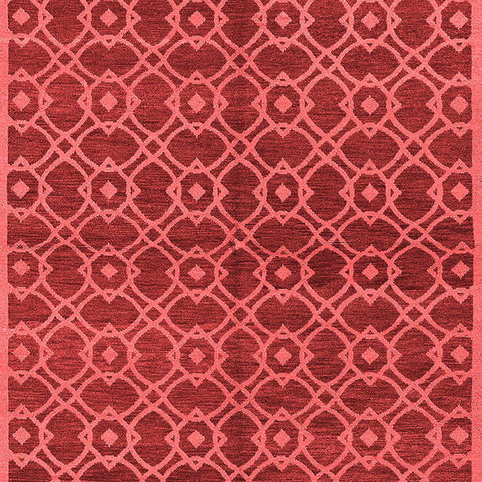 Machine Washable Oriental Red Industrial Rug, wshurb463red