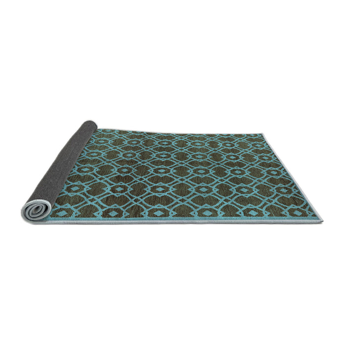 Sideview of Oriental Light Blue Industrial Rug, urb463lblu
