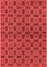 Oriental Red Industrial Area Rugs