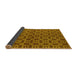 Sideview of Oriental Yellow Industrial Rug, urb463yw