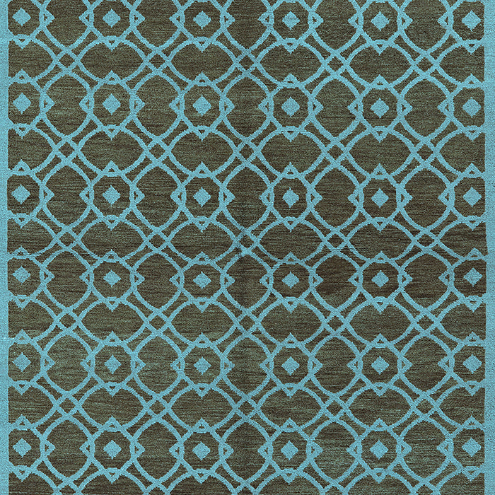 Oriental Light Blue Industrial Rug, urb463lblu