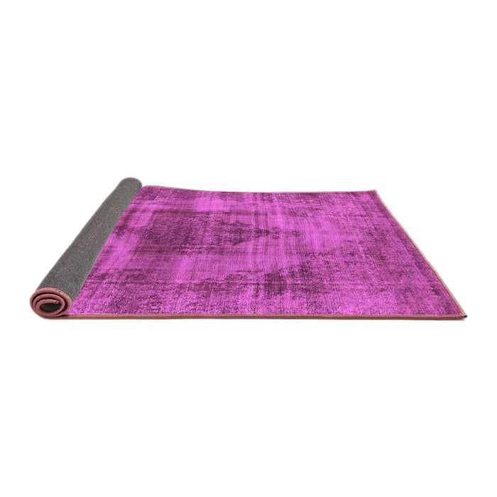 Sideview of Solid Purple Modern Rug, urb464pur