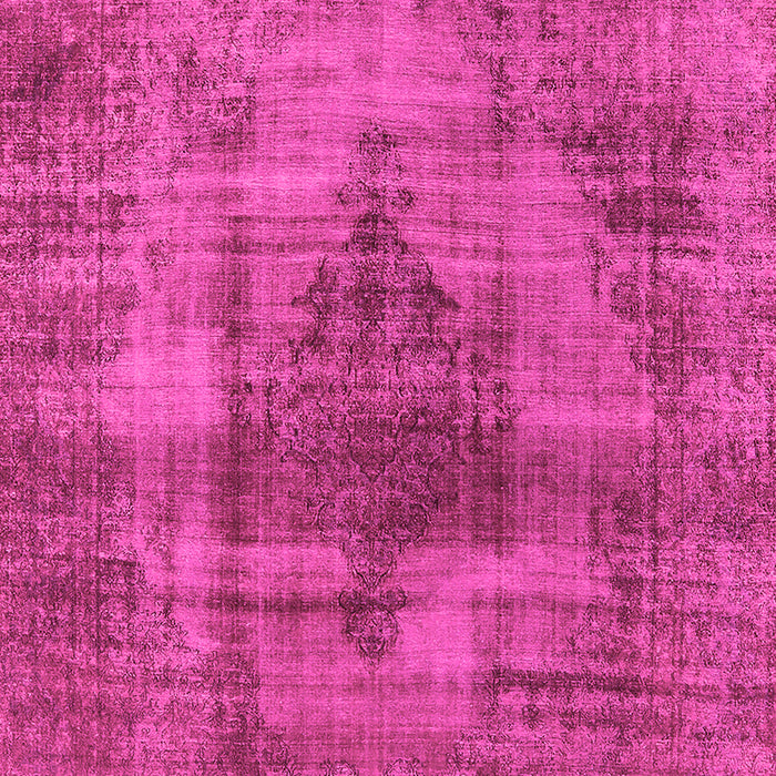 Machine Washable Solid Pink Modern Rug, wshurb464pnk