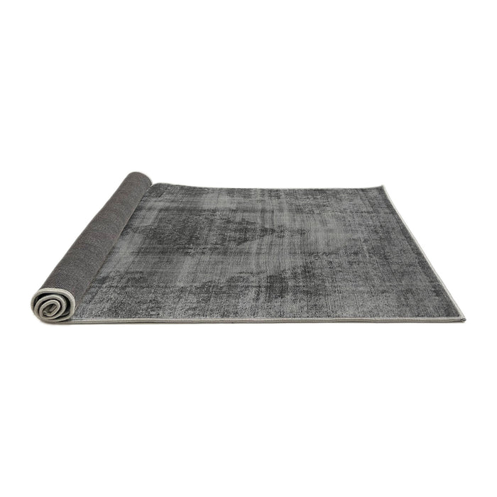 Sideview of Solid Gray Modern Rug, urb464gry