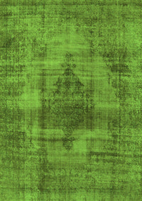 Solid Green Modern Rug, urb464grn