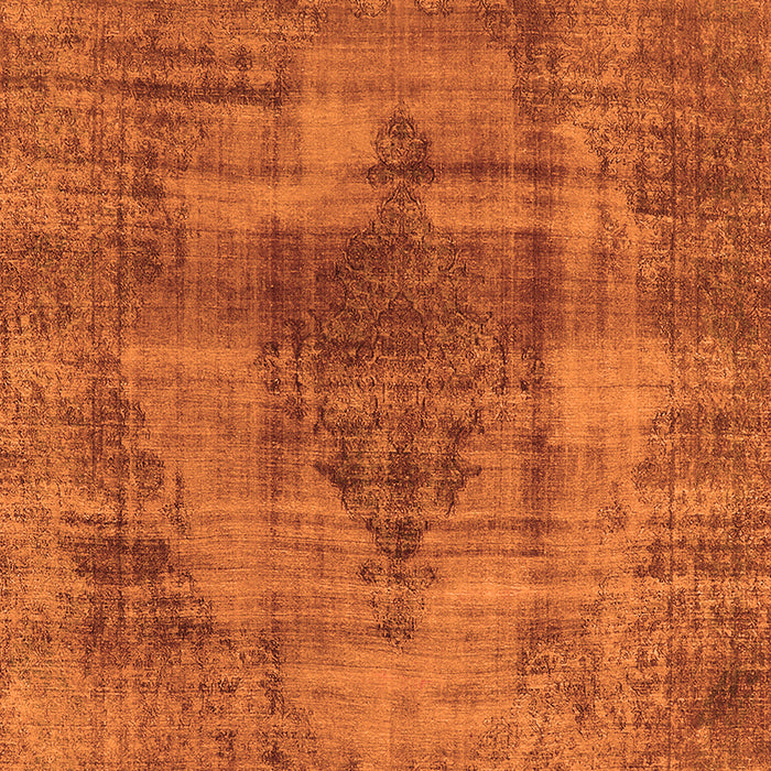 Machine Washable Solid Orange Modern Area Rugs, wshurb464org