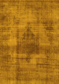 Solid Yellow Modern Rug, urb464yw