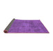 Sideview of Oriental Purple Industrial Rug, urb465pur