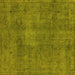 Square Oriental Yellow Industrial Rug, urb465yw