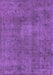 Machine Washable Oriental Purple Industrial Area Rugs, wshurb465pur