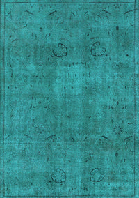 Oriental Light Blue Industrial Rug, urb465lblu