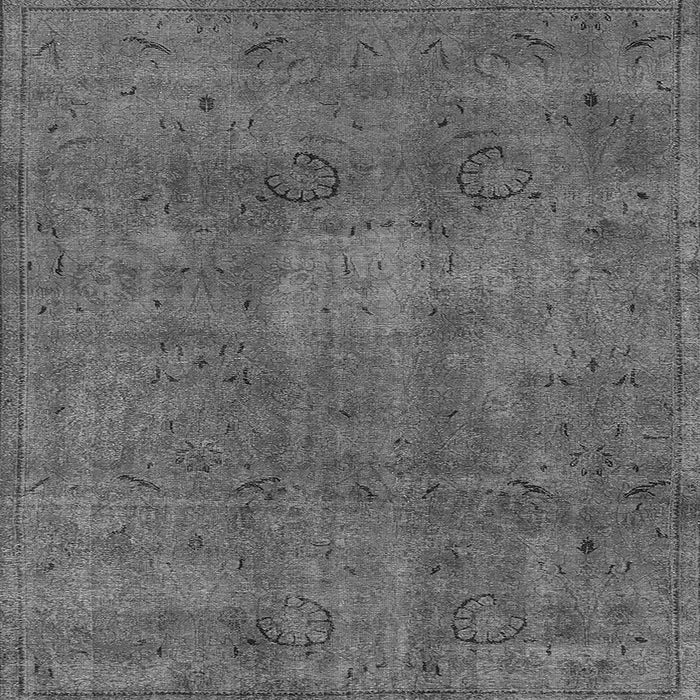 Square Oriental Gray Industrial Rug, urb465gry