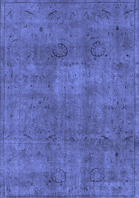 Oriental Blue Industrial Rug, urb465blu