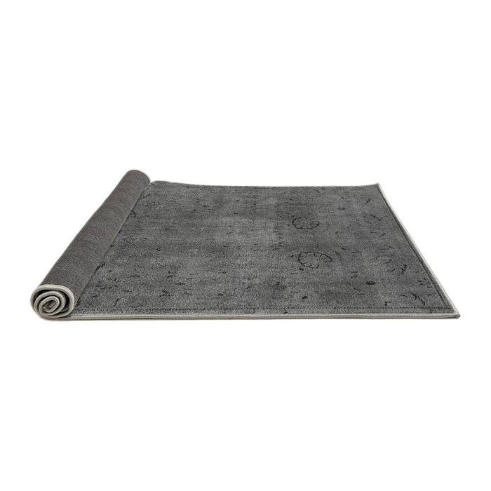 Sideview of Oriental Gray Industrial Rug, urb465gry