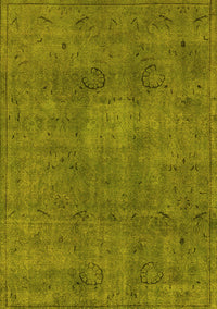 Oriental Yellow Industrial Rug, urb465yw