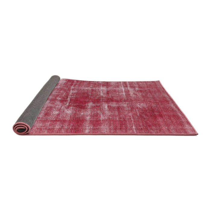 Sideview of Mid-Century Modern Crimson Red Persian Rug, urb466