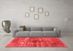 Bohemian Red Washable Rugs