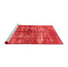 Bohemian Red Washable Rugs