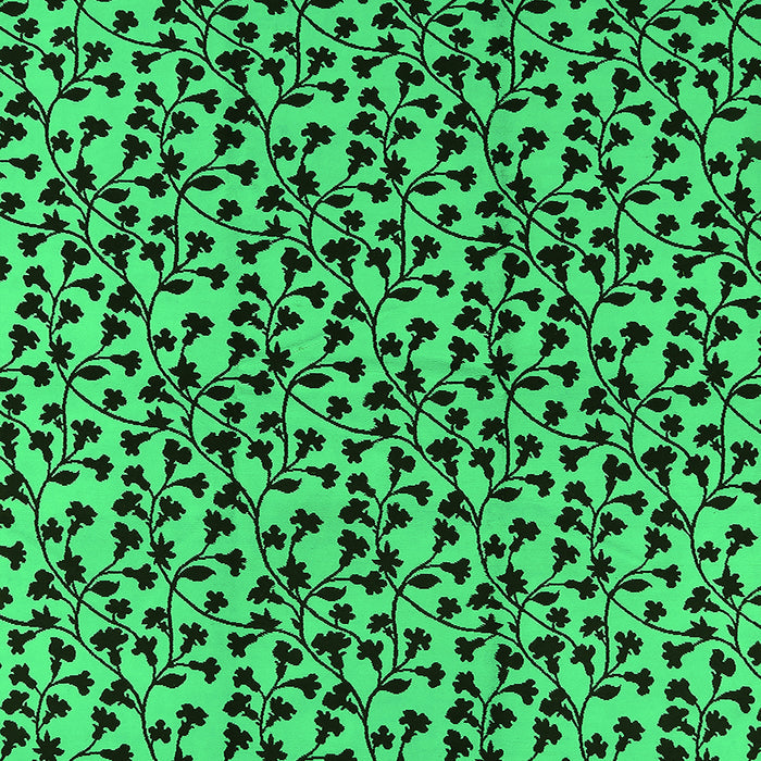 Square Machine Washable Oriental Green Industrial Area Rugs, wshurb467grn