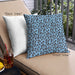 Front View of Mid-Century Modern Urban Square Dark Slate Blue Throw Pillow, 18 inch by 18 inch, pwurb467