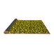 Sideview of Oriental Yellow Industrial Rug, urb467yw