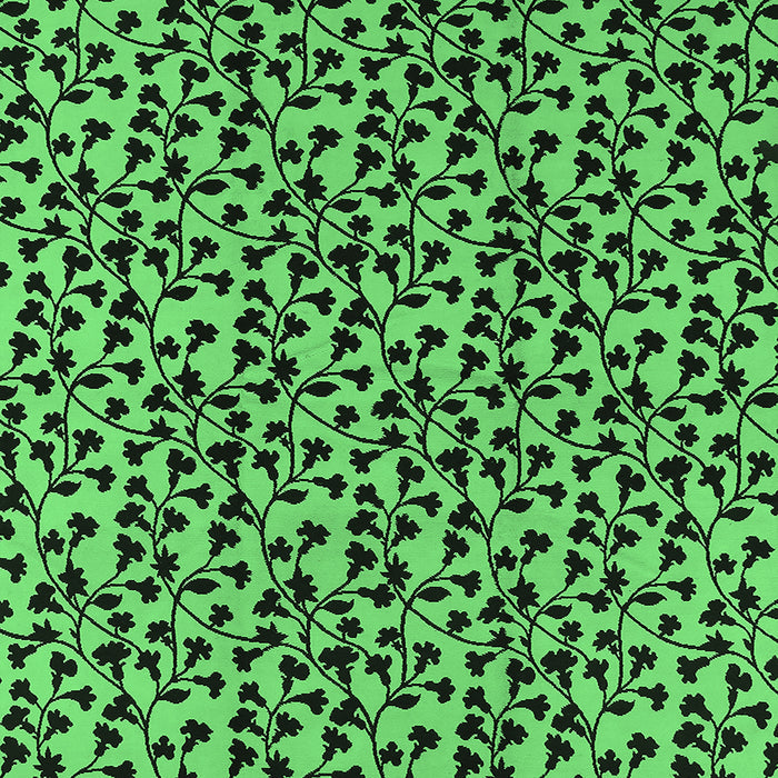 Square Machine Washable Oriental Emerald Green Industrial Area Rugs, wshurb467emgrn