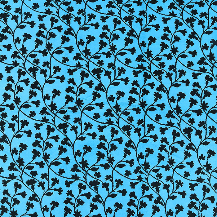 Square Oriental Light Blue Industrial Rug, urb467lblu