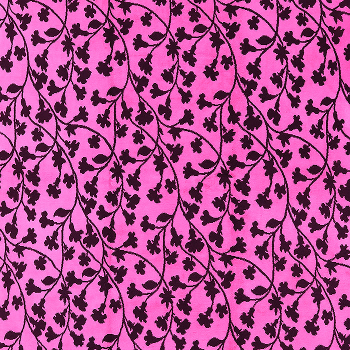 Machine Washable Oriental Pink Industrial Rug, wshurb468pnk