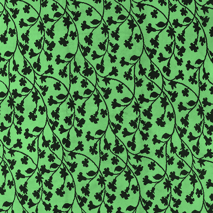 Machine Washable Oriental Emerald Green Industrial Area Rugs, wshurb468emgrn