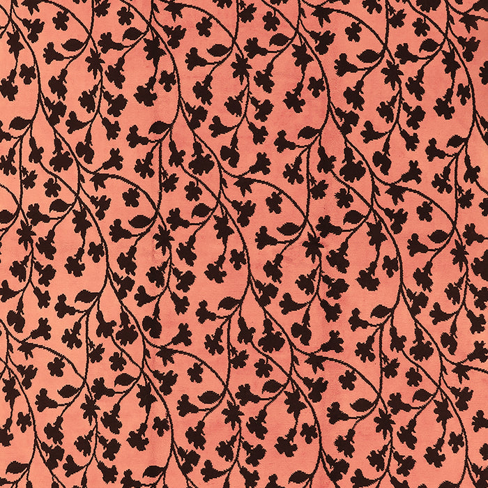 Machine Washable Oriental Brown Industrial Rug, wshurb468brn