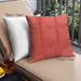 Front View of Mid-Century Modern Urban Square Red Throw Pillow, 18 inch by 18 inch, pwurb469